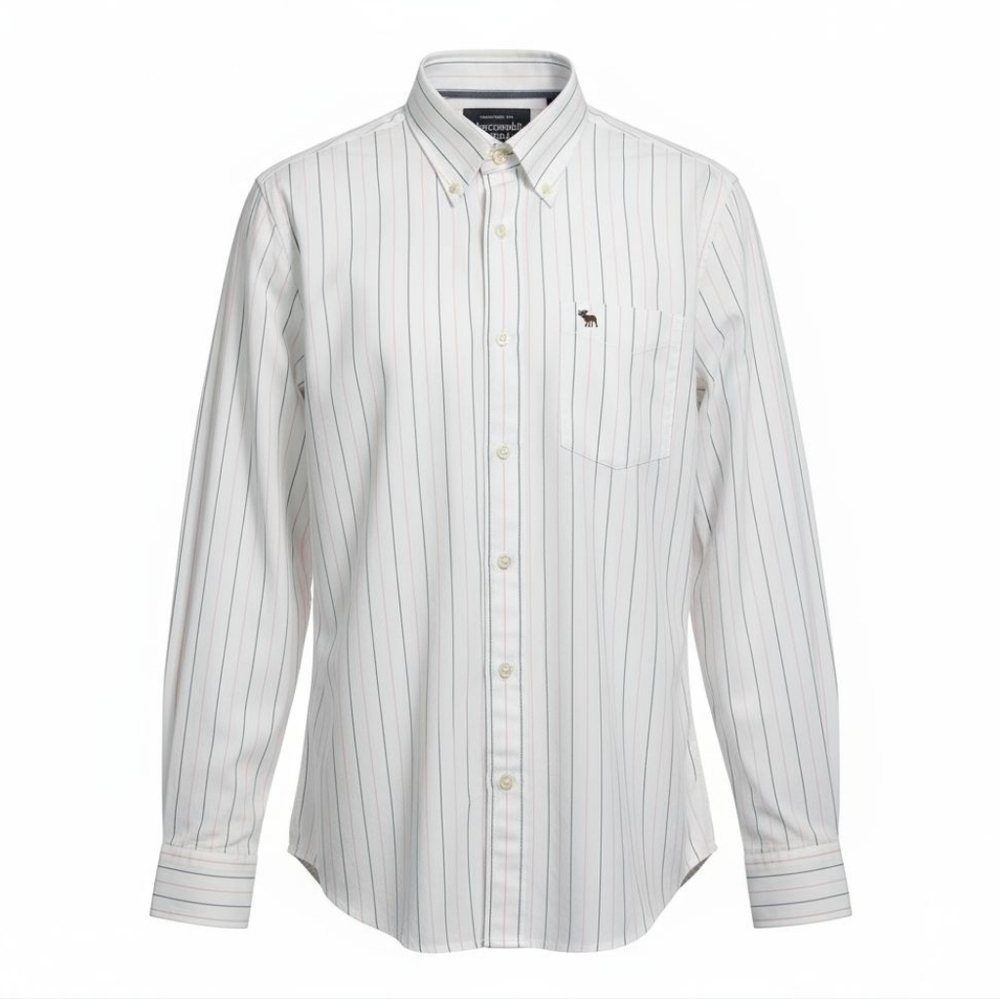 Abercrombie & Fitch Striped Men's Shirt Size M